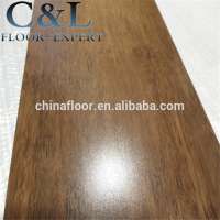 UV lacquer prefinished smooth walnut color strand woven bamboo flooring