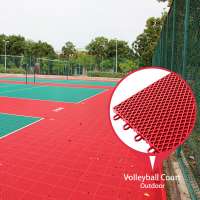 Cheap comfortable and high quality portable outdoor volleyball court sports flooring