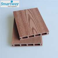 Made in china wood grain decking wood plastic composite