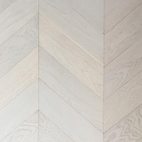 Prime White Chevron Parquet Block Engineered 45 Degree