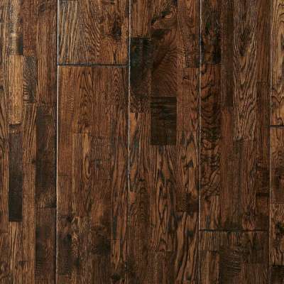 Solid Oak Distressed Handscraped Wire Brushed Hardwood Flooring