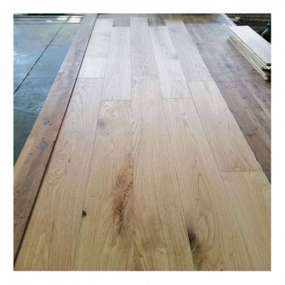 Natural UV Lacquered Cheap Brushed Engineered Oak Wood Floor